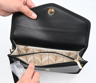 Envelope Clutch - Black