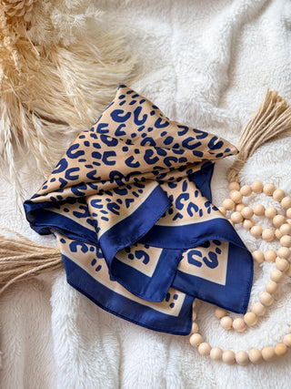 Scarf - Ink Leopard