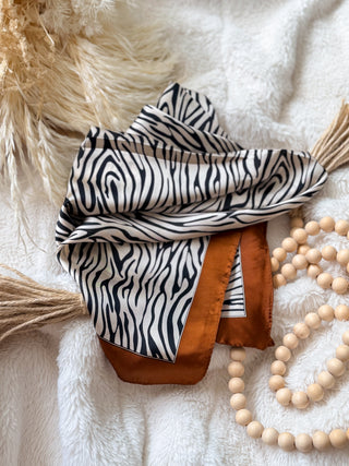 Scarf - Rust Zebra