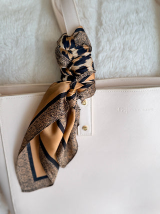 Scarf - Camel Leopard