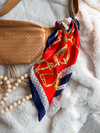 Scarf - Red Bridle