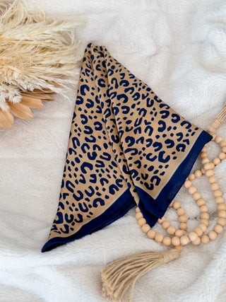 Scarf - Ink Leopard
