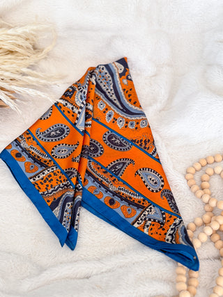 Scarf - Amber Paisley