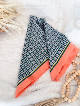 Scarf - Coral Geo