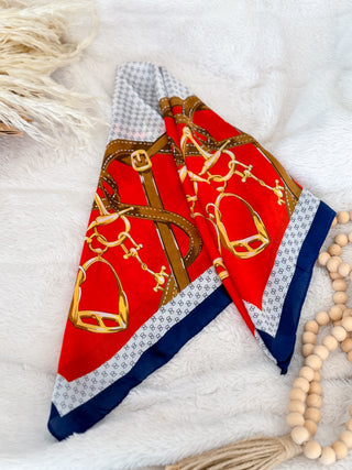 Scarf - Red Bridle