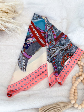 Scarf - Blush Tack