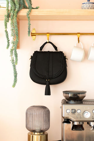 Paloma Saddle Bag - Black