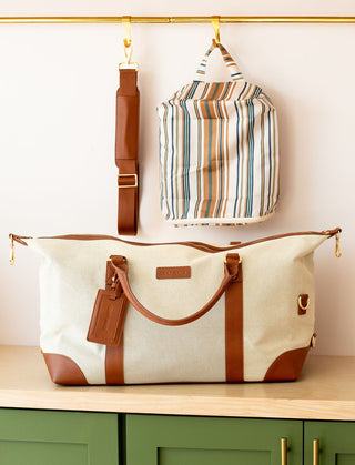 The Gray Escape Weekender  - Chestnut Canvas