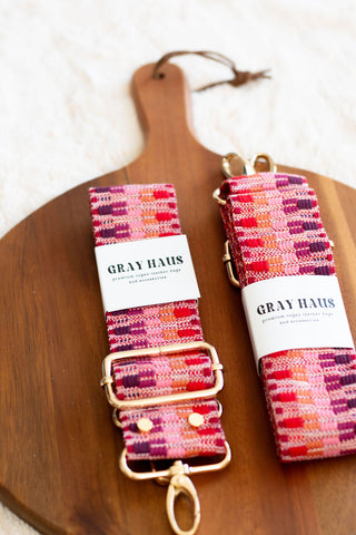 Decorative Strap - Pink Red Road